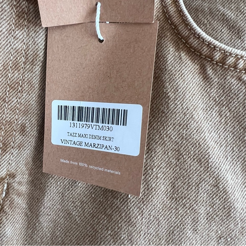 Reformation Tan Denim Skirt - Picture 8 of 15